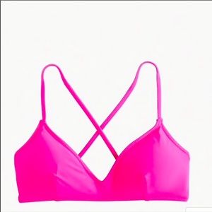 J Crew French Bikini Top Size S